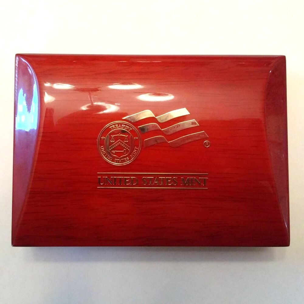 NWOT Empty US Mint Box Redwood